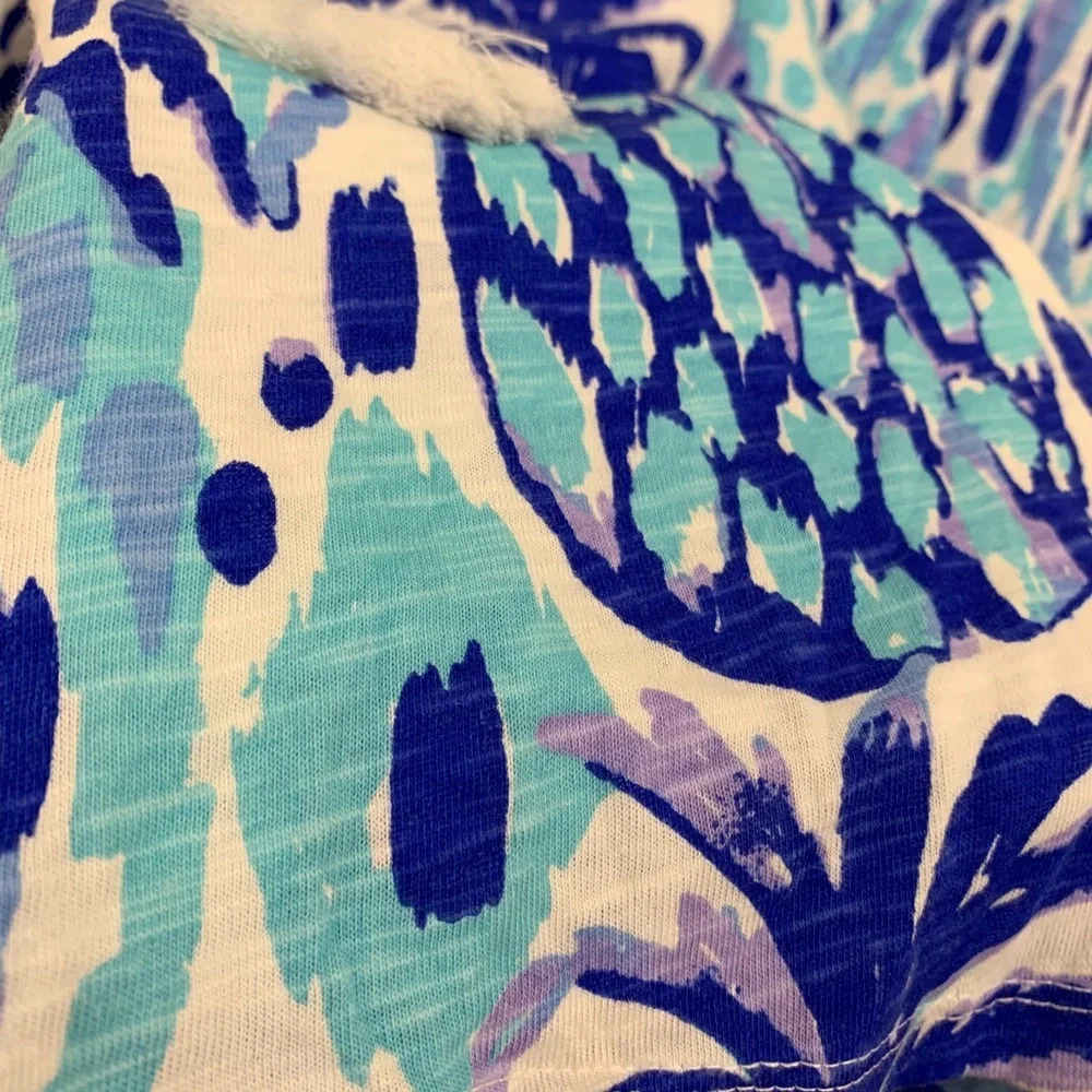 Lilly Pulitzer Top w/ Bell Sleeve & Tassels - Picture 6 of 7